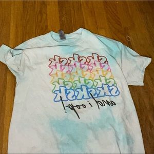 Tie dye over size medium tee shirt